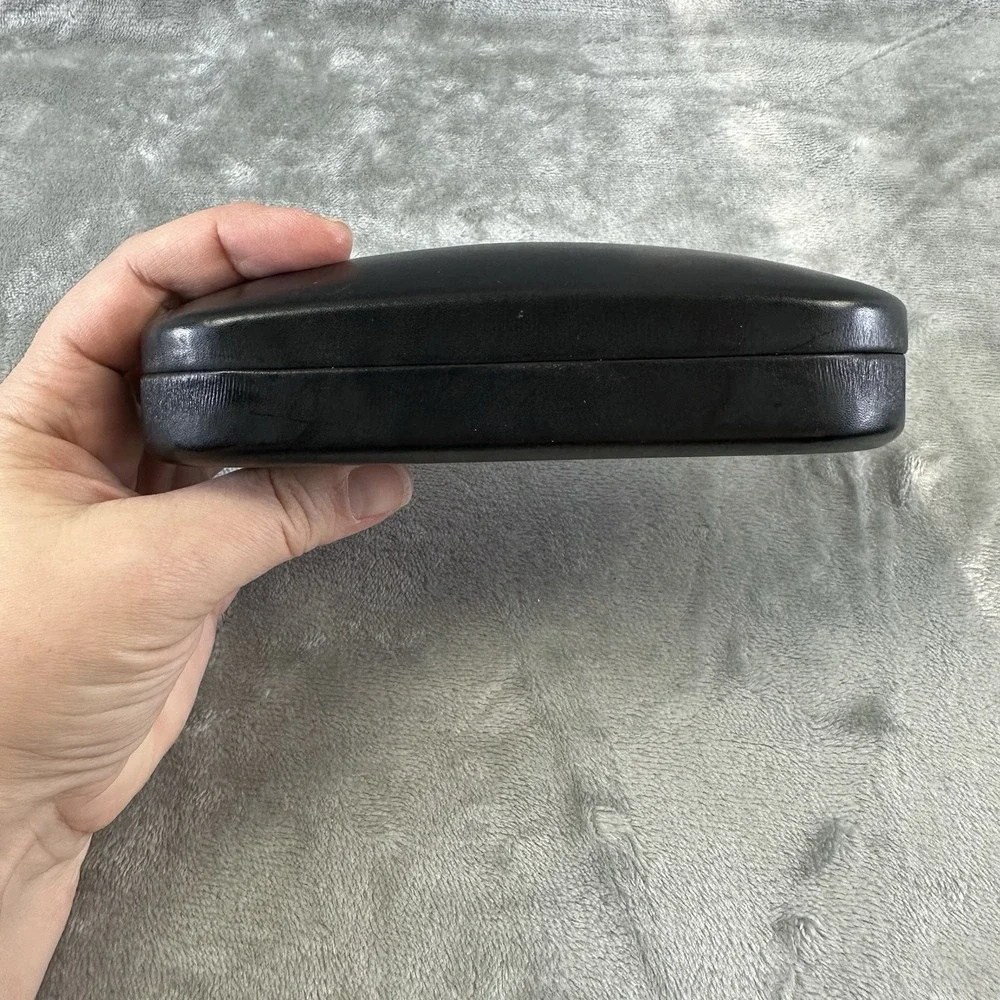 Coach Glasses Case Black Hard Clamshell Sunglasses Eyeglasses